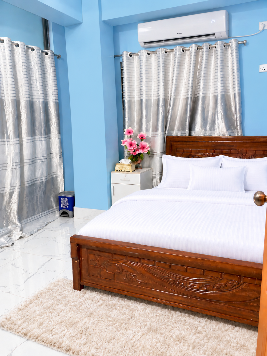 Private Bedroom with Ac room Attached Washroom withe balcony at Uttara | Sector 12,Near House Building๐ฌ,Near Airport โ๏ธ,Near matrorel station ๐7634