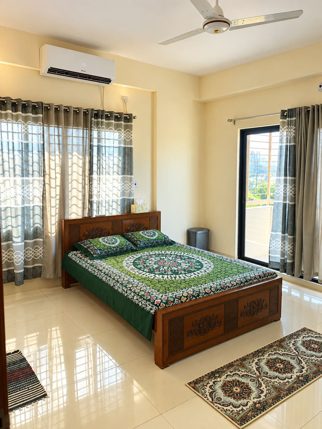 Comfortable Private AC Room with attached Bath & Balcony at Uttara | Sector 177796