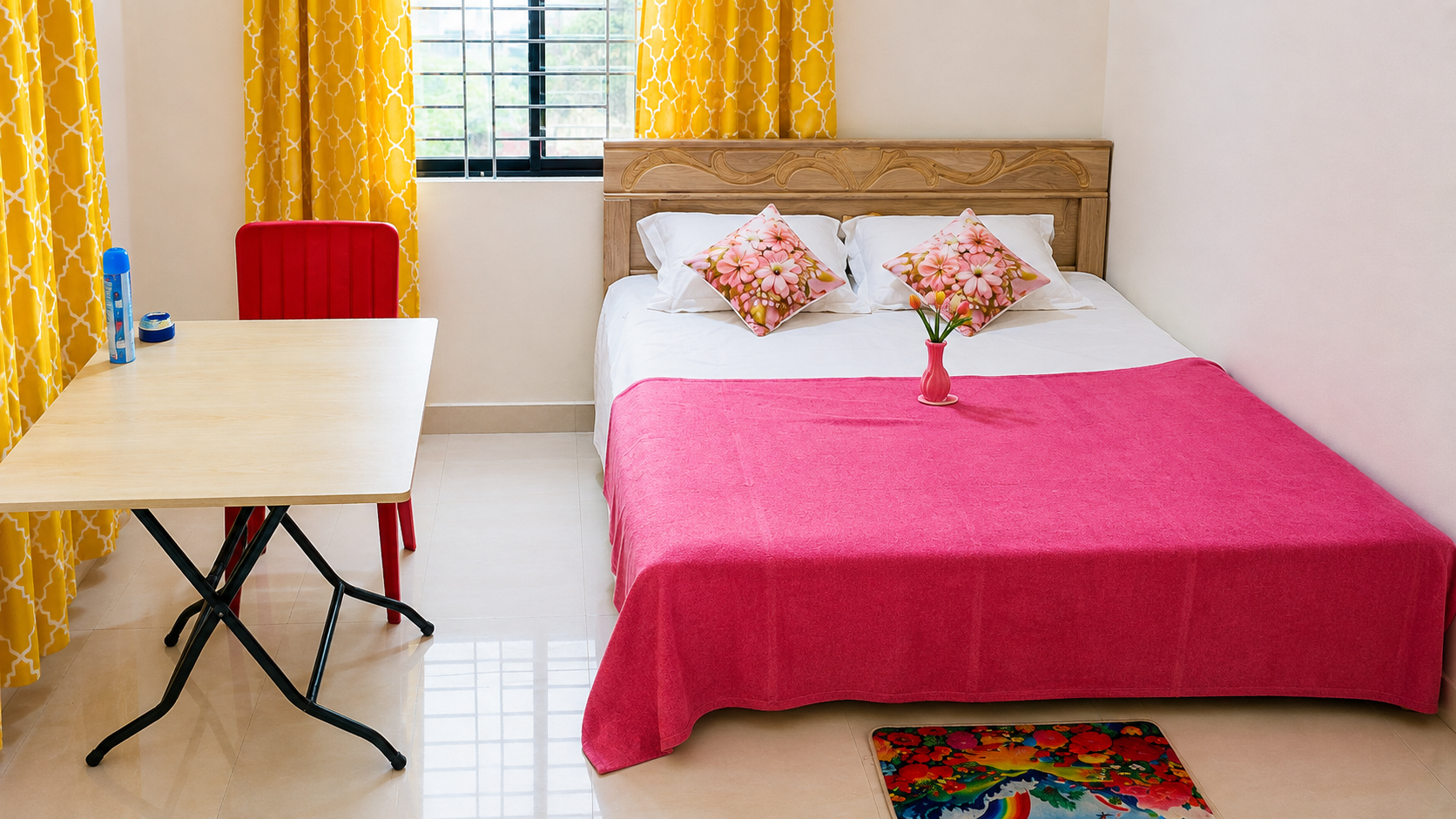 π΅3B-3| Bright Private Bedroom with Non Attached Washroom at Chandrima Model town7052